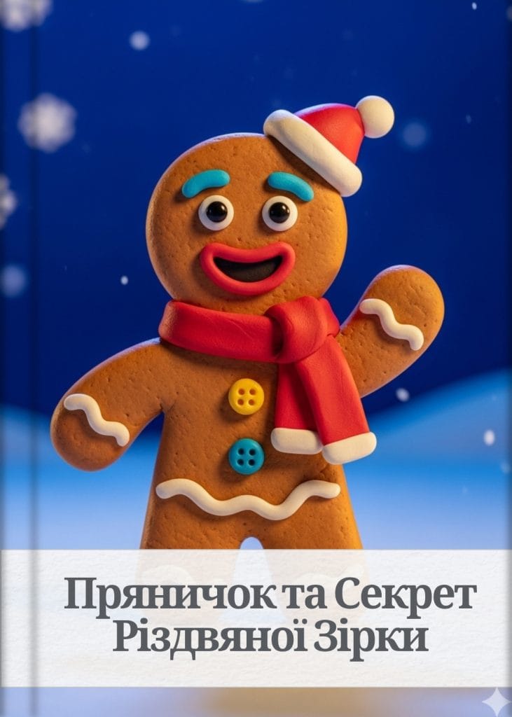 Аудіоказка «Пряничок та Секрет Різдвяної Зірки» (електронний формат)