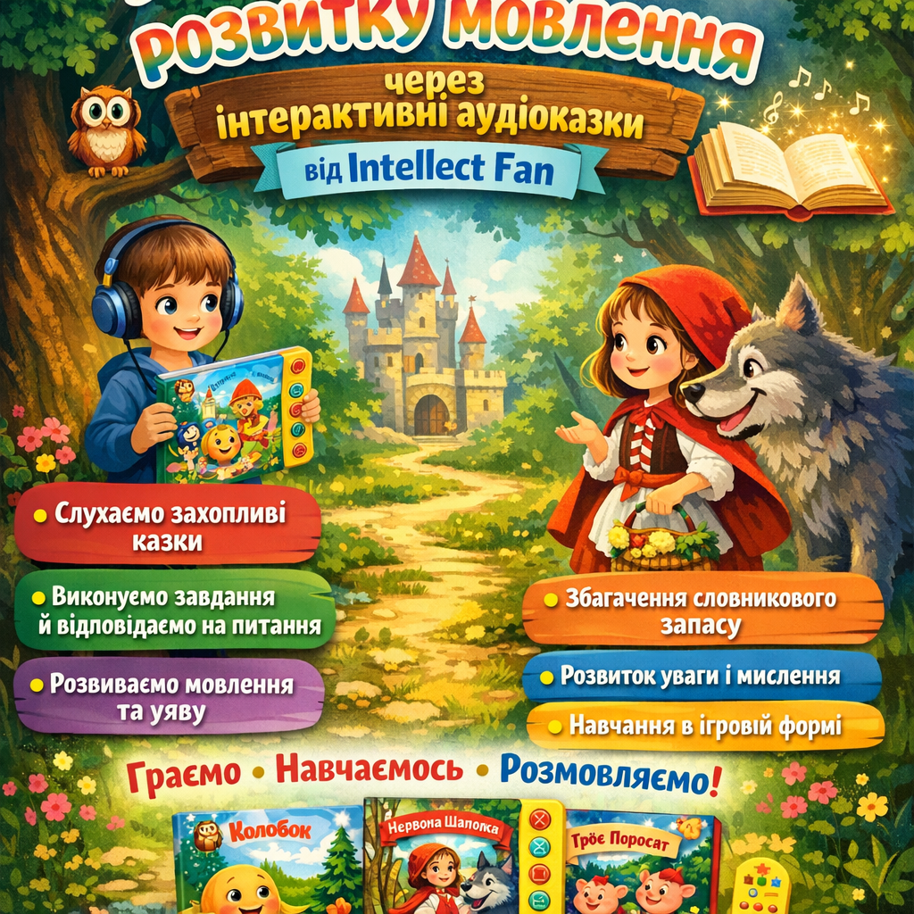 Interactive Fairy Tale Audio Learning for Kids