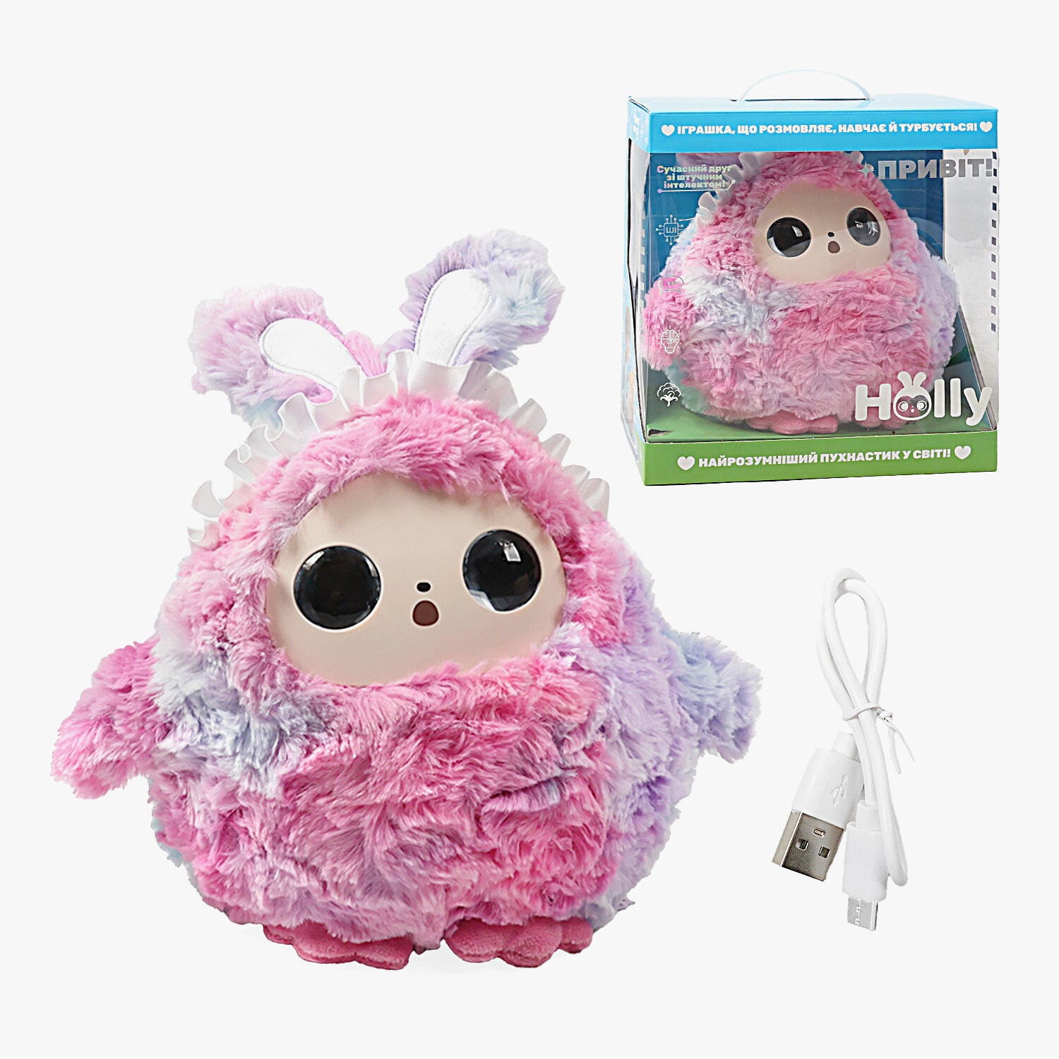 М'яка інтерактивна іграшка зі штучним інтелектом Holly H-31456